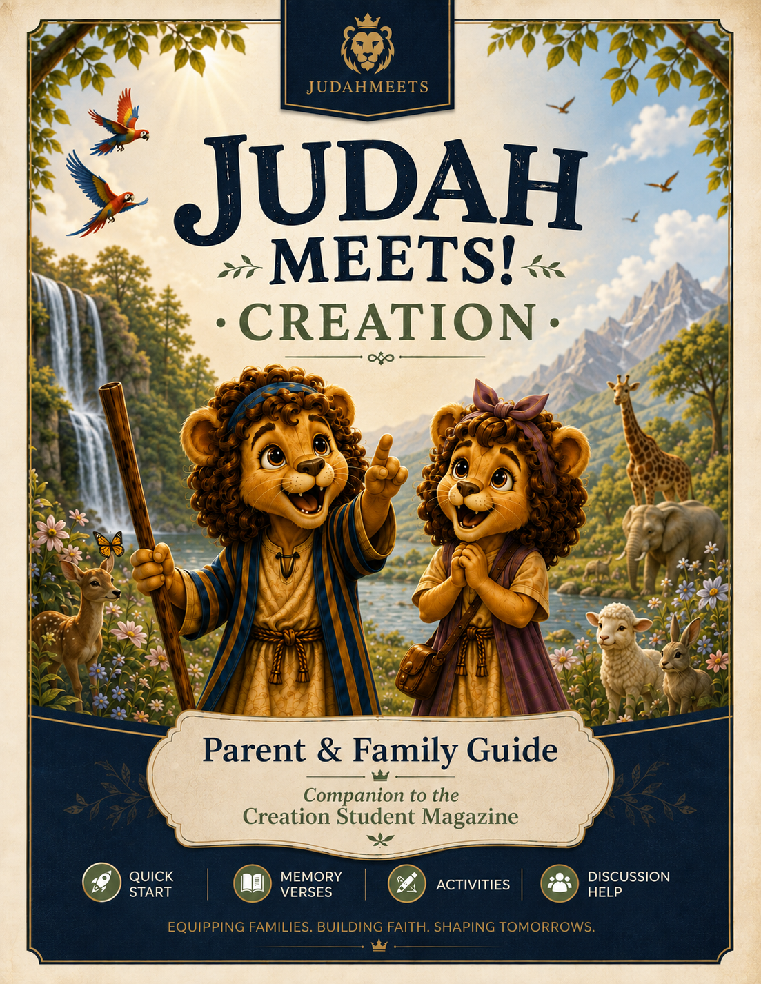 Judah Meets Creation Parent & Family Guide cover