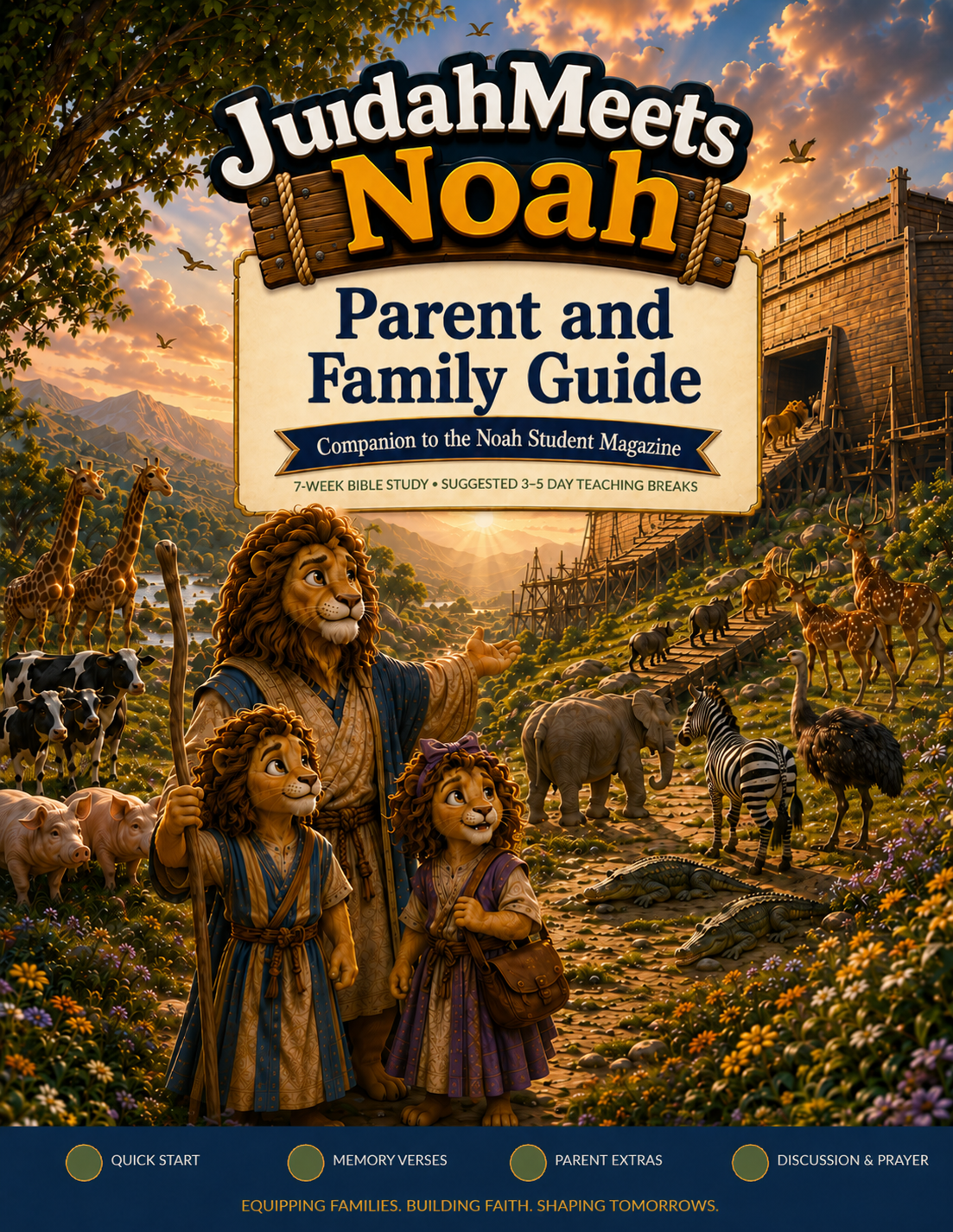 Judah Meets Noah Parent & Family Guide cover