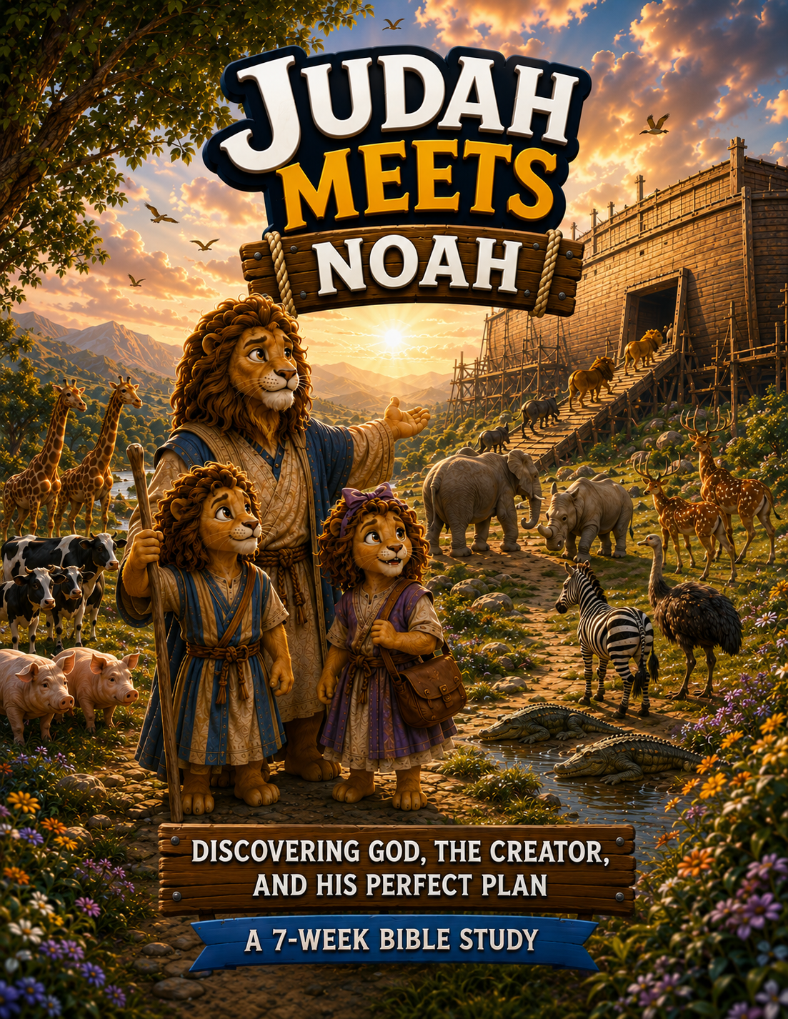 Judah Meets Noah Bible Study Magazine cover
