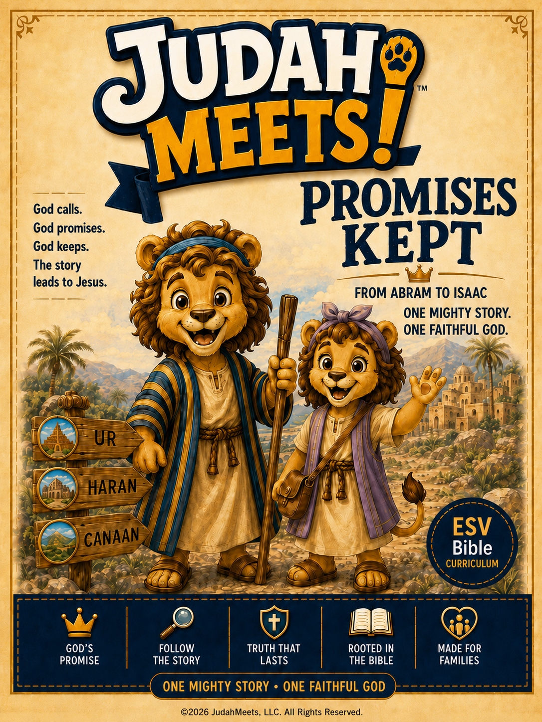 Judah Meets Promises Kept — From Abram to Isaac